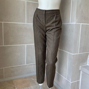Salvatore Ferragamo Wool Zip Trousers
